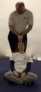 Shiatsu forehead
